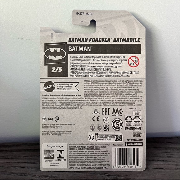 Hot Wheels - Batman Forever - ‘Batmobile’ - Gray Edition - Picture 2 of 3